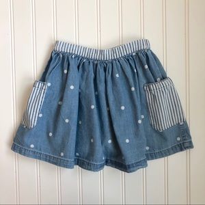 Mini Boden Chambray Skirt
